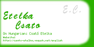 etelka csato business card