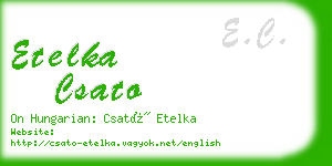 etelka csato business card